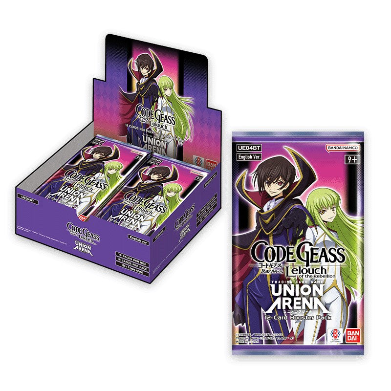 Union Arena Code Geass Lelouch of the Rebellion [UE04BT] Booster Box