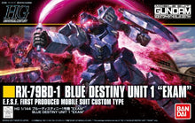 Gundam: HGUC RX-79BD-1 BLUE DESTINY UNIT 1 EXAM