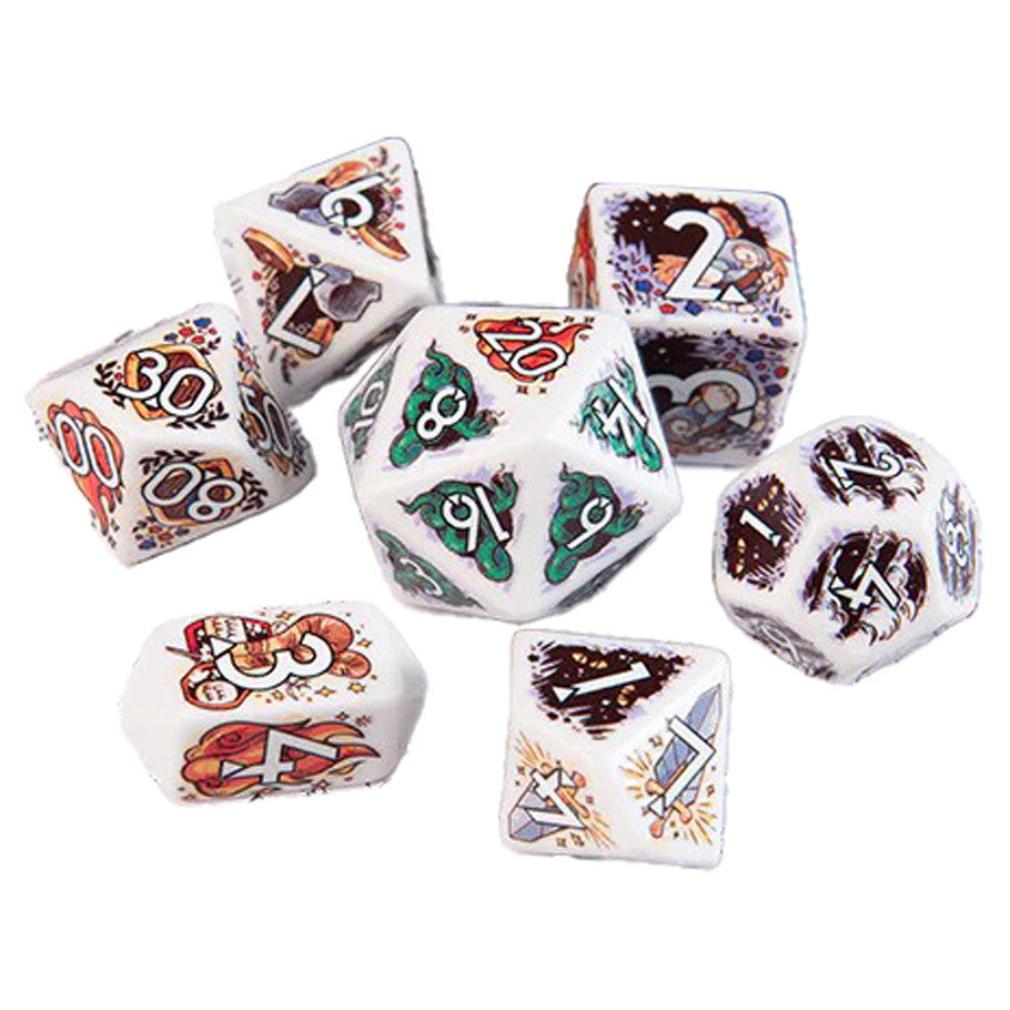 Botch Humblewood 7-Set Dice