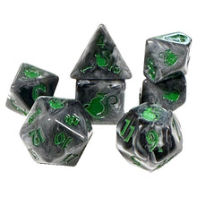 Black Oak Workshop Kitty-Clacks Trixie 7 Set Polyhedral Dice