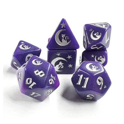 Black Oak Workshop Moonbeam 7-Set Dice