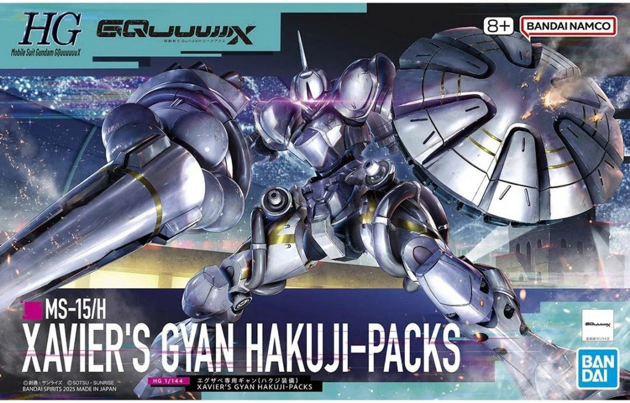 Bandai Spirits High Grade Xavier's Gyan Hakuji Gundam X1 1/144 Model Kit