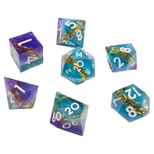 Chronicle RPG 7-Set Purple Teal Ringfellows Dice
