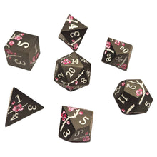 Chronicle RPG 7-Set Sakura Metal Black Pink Dice