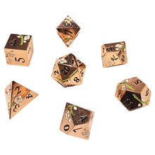 Chronicle RPG 7-Set Sakura Metal Copper White Dice
