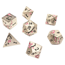 Chronicle RPG 7-Set Sakura Metal Silver Pink Dice