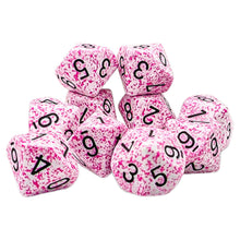 Chessex d10clamshell Speckled Pink Dice Set