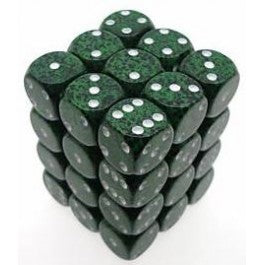 Chessex 12MM D6 Dice - Speckled - Golden Recon