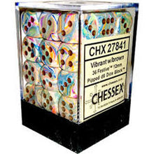 Chessex 12MM D6 Dice - Festive - Vibrant/Brown