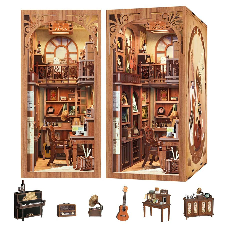 CuteBee The Secret Rhythm Book Nook DIY Miniature DIY Kit SZ03
