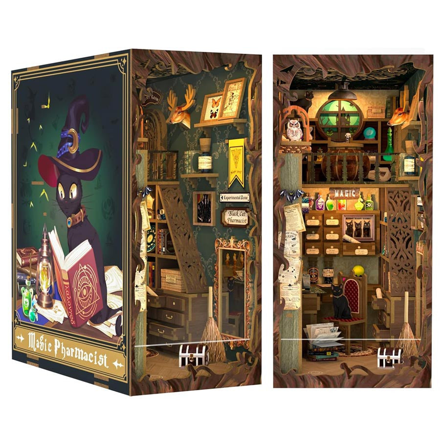 CuteBee Magic Pharmacist Book Nook DIY Miniature DIY Kit SZ05
