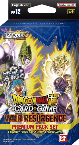 DragonBall Super Card Game WILD RESURGENCE Premium Pack Set