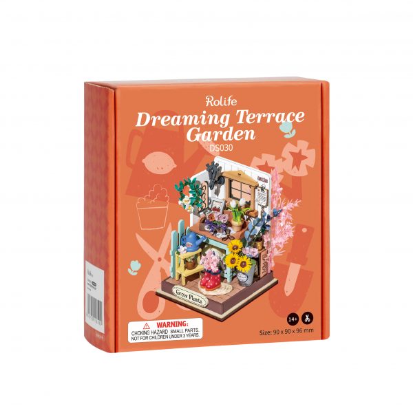 Rolife Dreaming Terrace Garden DIY Miniature House Kit DS030