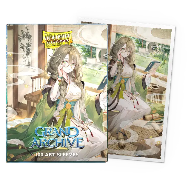 Dragon Shield: Grand Archive Kongming, Wayward Maven Art Matte Sleeves (Standard Size)