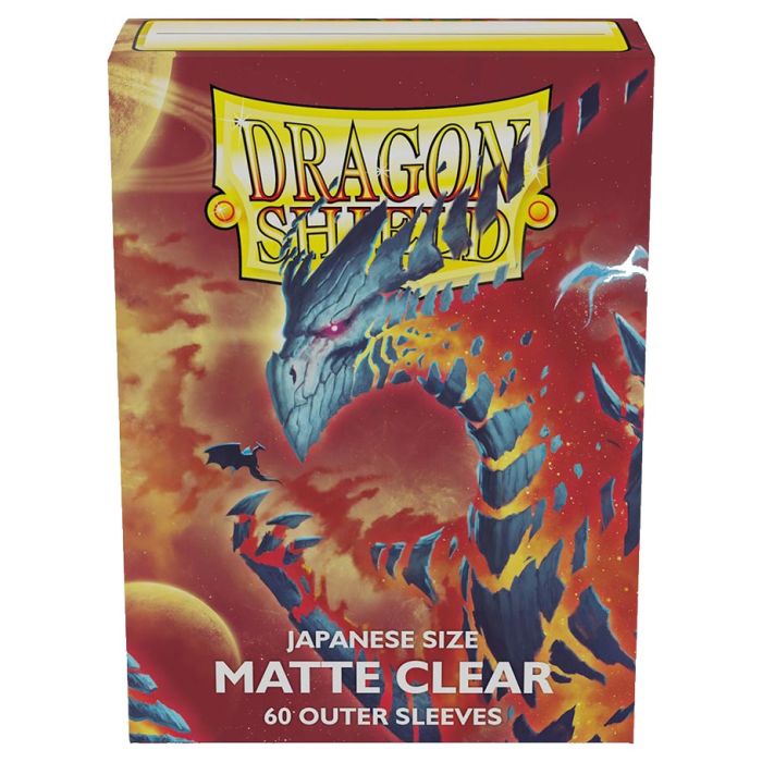 Dragon Shield Deck Protector Japanese Size Outer Sleeves Matte Clear