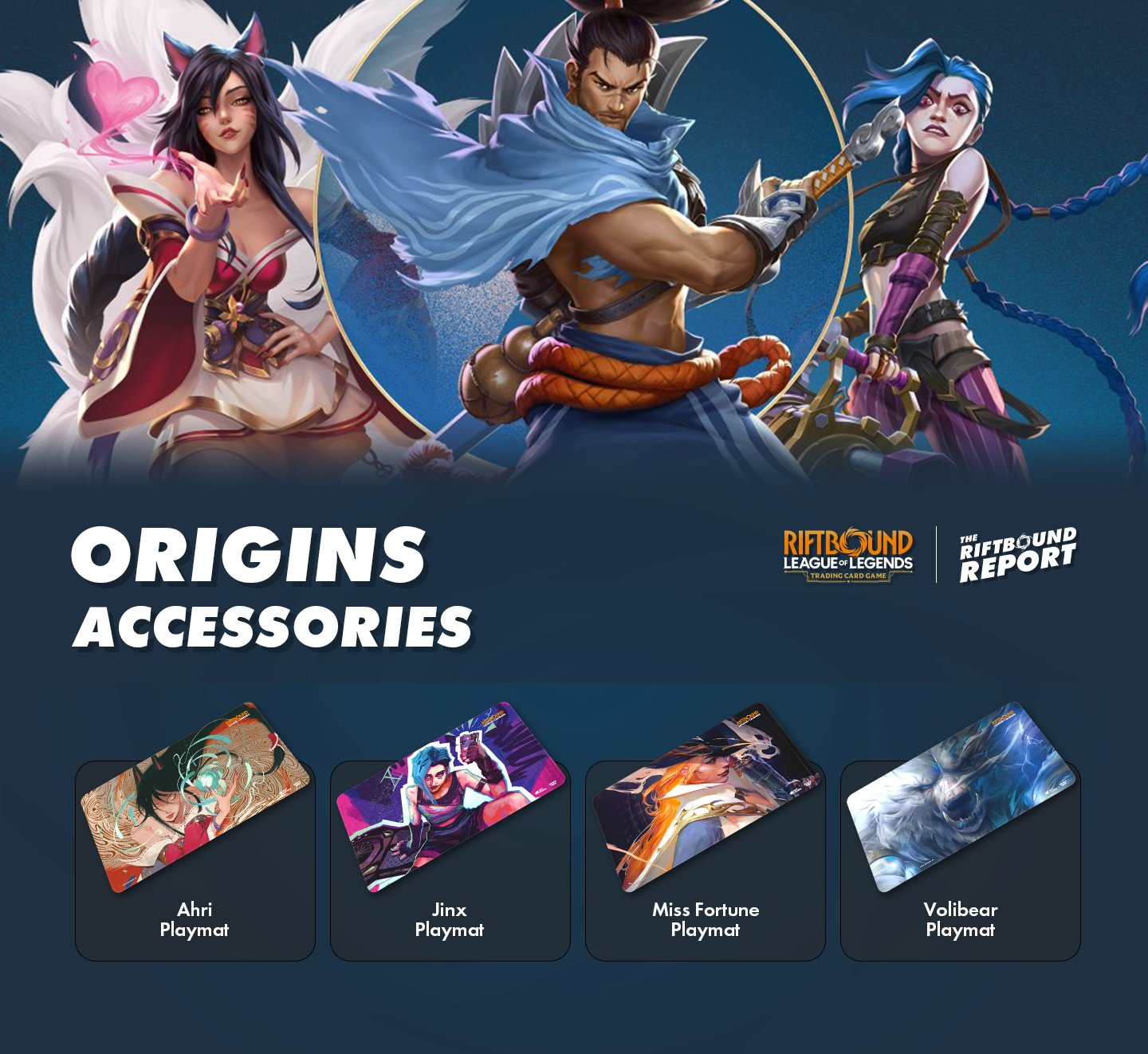 Riftbound League of Legends Set 1 Origins Playmat