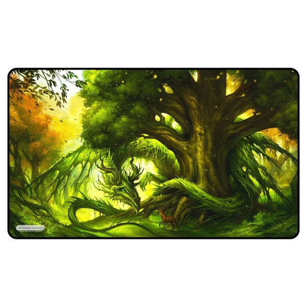 GameHead Keeper of the Forest Black Stitched Playmat