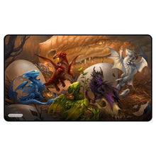 GameHead Baby Dragons Black Stitched Playmat