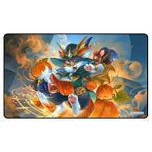 GameHead Pumpkin Spell Black Stitched Playmat