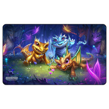 GameHead Baby Dragons New Clutch Black Stitched Playmat