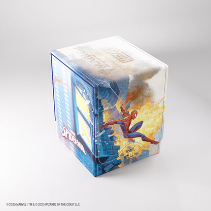 Gamegenic MTG Marvel's Spider-Man Art Squire PLUS 100+ XL Card Convertible Deck Box
