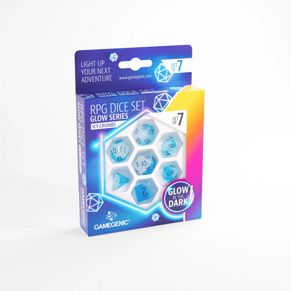 Gamegenic Glow Series Set of 7 RPG Dice