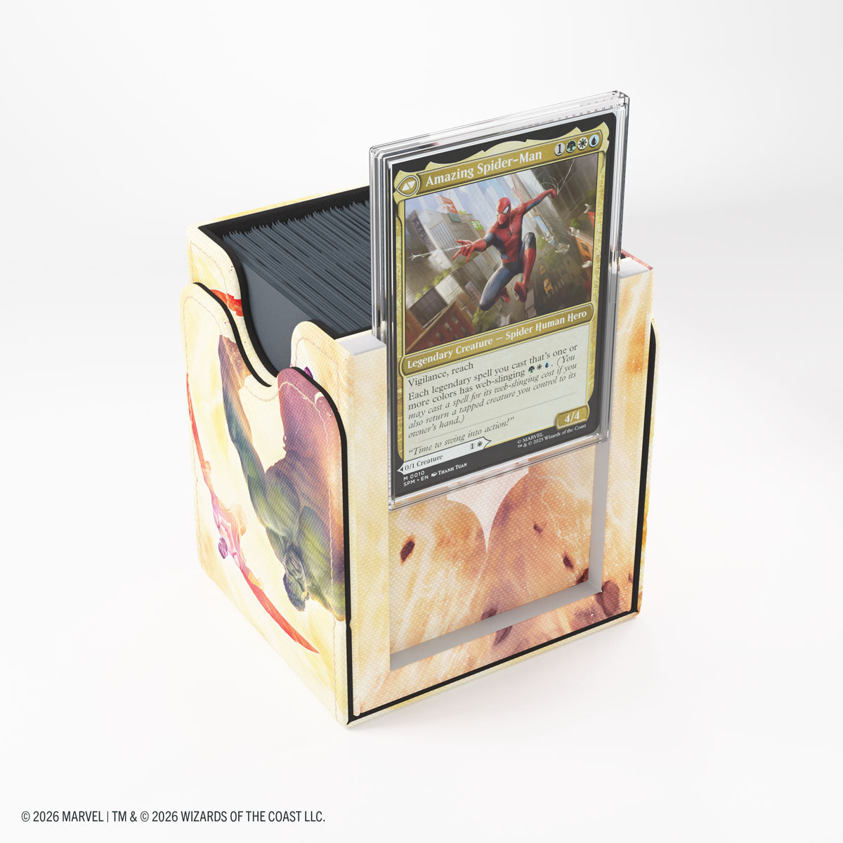 Gamegenic MTG Marvel Super Heroes Door of Destinies Squire PLUS 100+ XL Card Convertible Deck Box