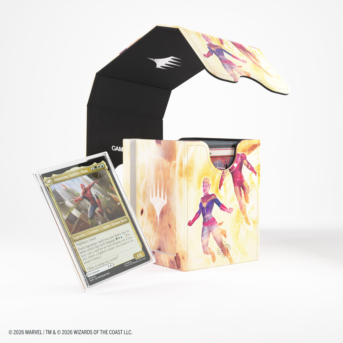 Gamegenic MTG Marvel Super Heroes Door of Destinies Squire PLUS 100+ XL Card Convertible Deck Box