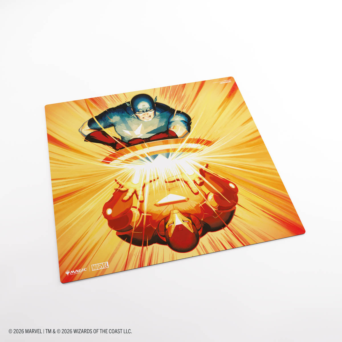 Gamegenic MTG Marvel Super Heroes Iron Man/Captain America Prime 2-Player Playmat