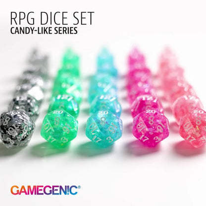 Gamegenic Candy-Like Series Set of 7 RPG Dice