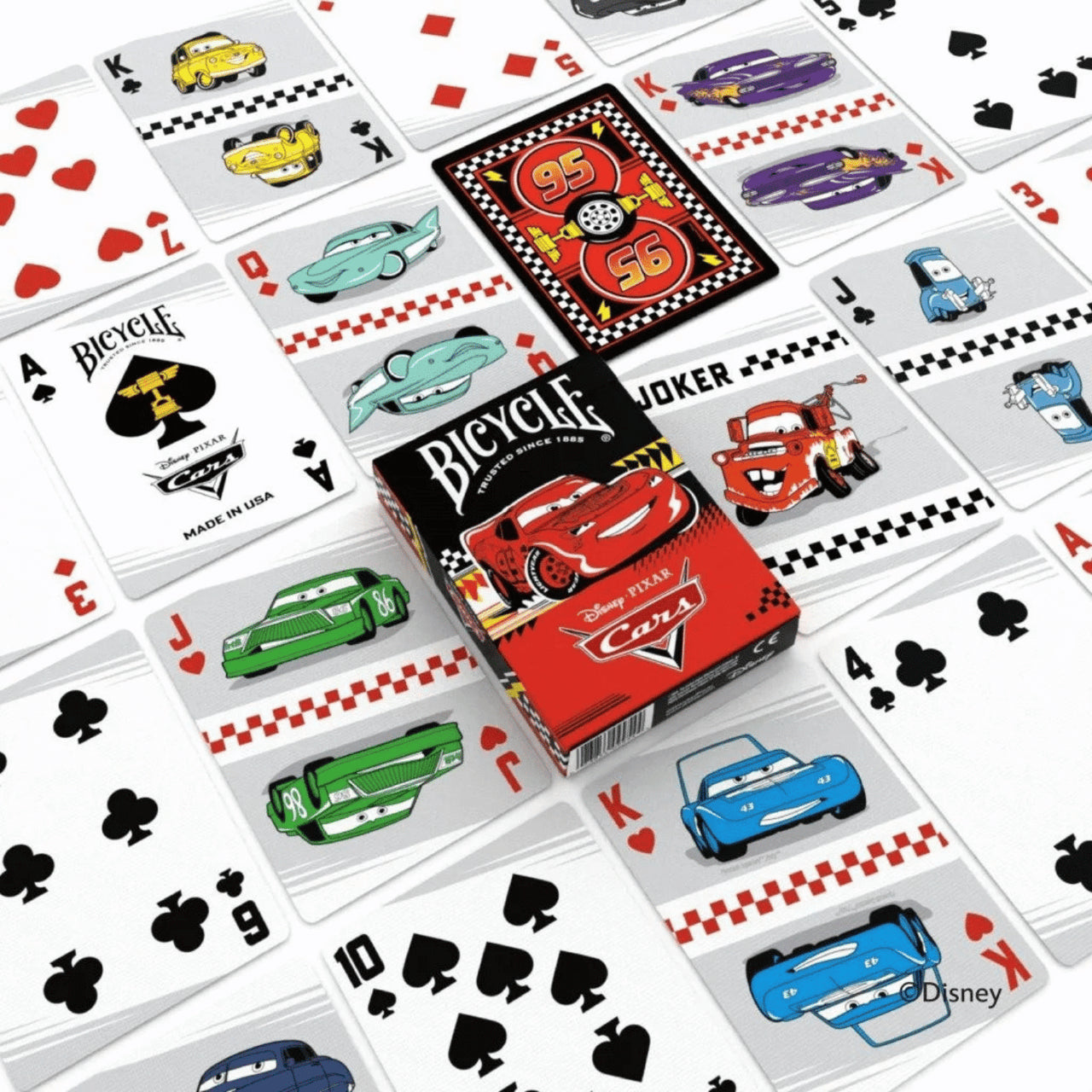 Bicycle Disney Cars Playing Cards