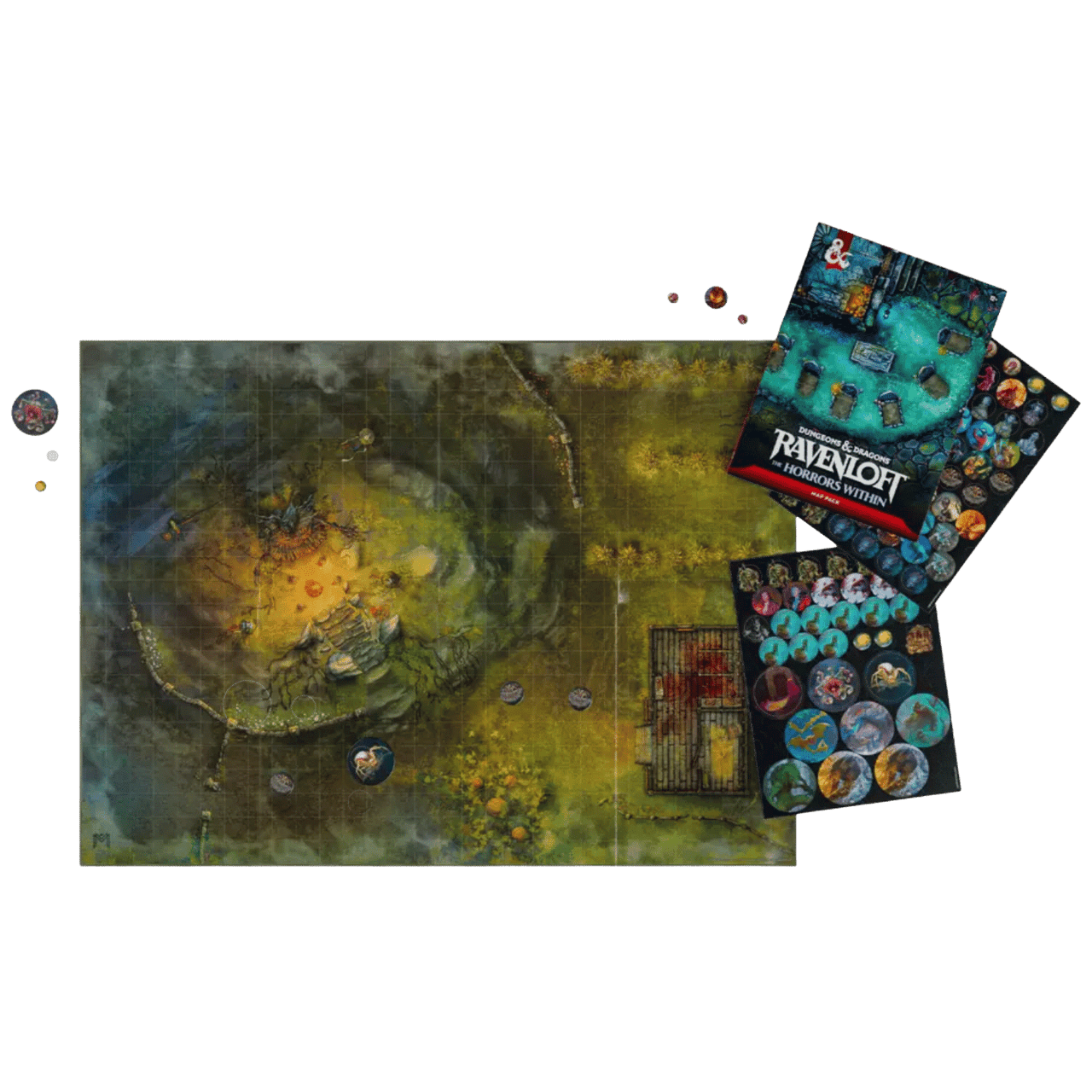 Dungeons & Dragon 5E RPG: Ravenloft - The Horrors Within - Map Pack