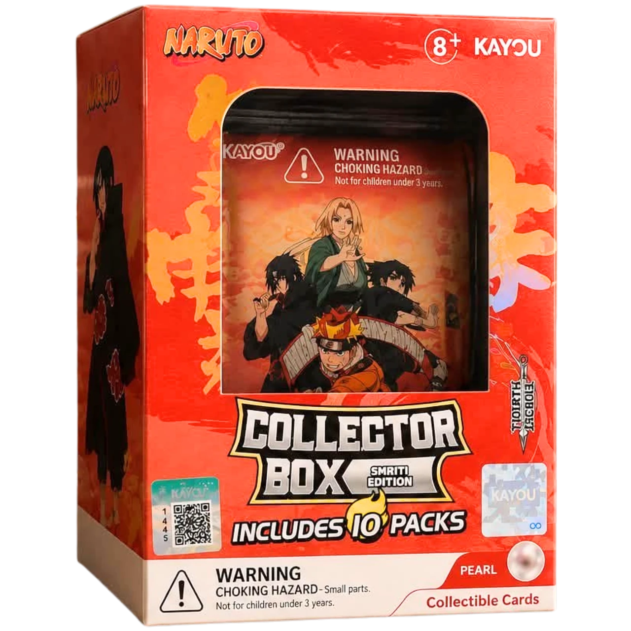 Naruto Collectible Trading Cards: Collector Box (10 Packs) - Earth Scroll 2 Edition