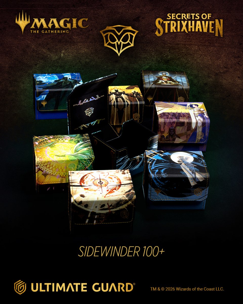 Ultimate Guard MTG Secrets of Strixhaven Xenoskin Sidewinder 100+ Deck Box