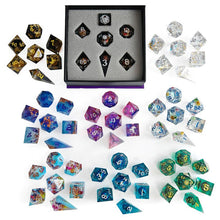 Hymgho Premium Gaming 7 Set Mystery Sharp Edge Resin Dice