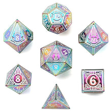 Hymgho Premium Gaming Bard Solid Metal 7-Set Dice
