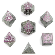 Hymgho Premium Gaming Bard Solid Metal 7-Set Dice