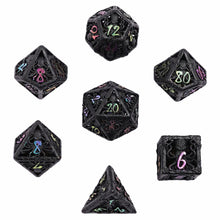 Hymgho Premium Gaming Lllithids Mind Cage Dice: Black with Chromatic
