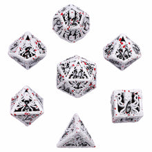 Hymgho Premium Gaming Lllithids Mind Cage Dice: Blood Spatter