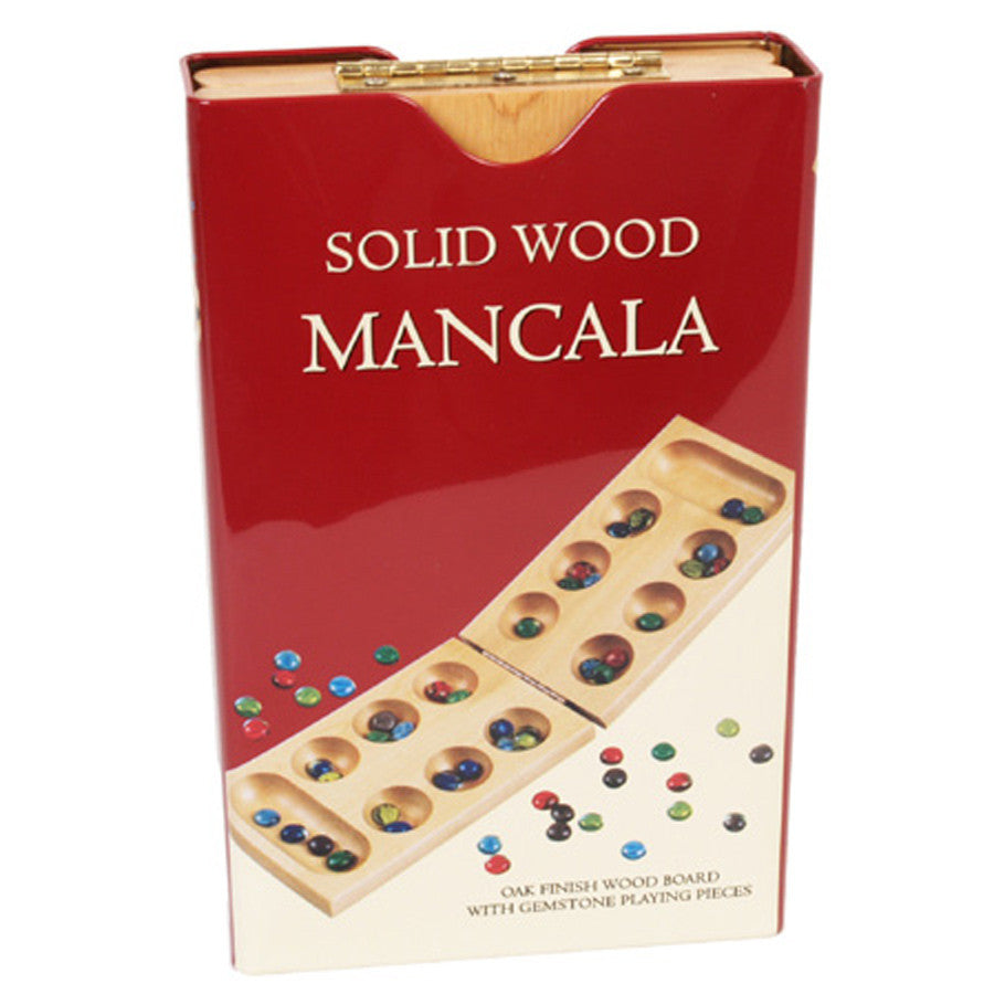 Mancala: Solid Wood In Tin