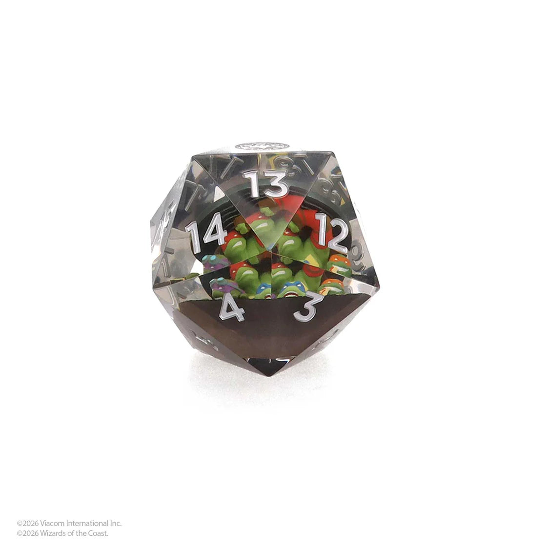 Sirius Dice MTG Teenage Mutant Ninja Turtles 55mm D20 Spindown Life Counter Dice