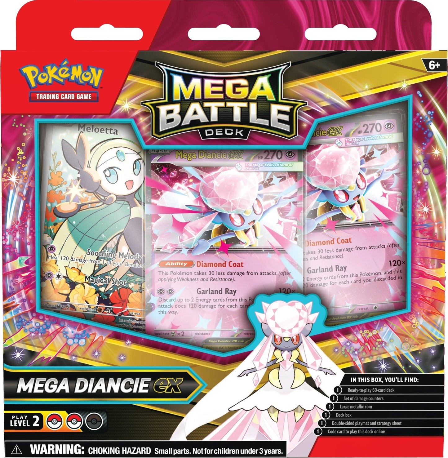 Pokemon Mega Gengar ex / Mega Diancie ex Mega Battle Deck