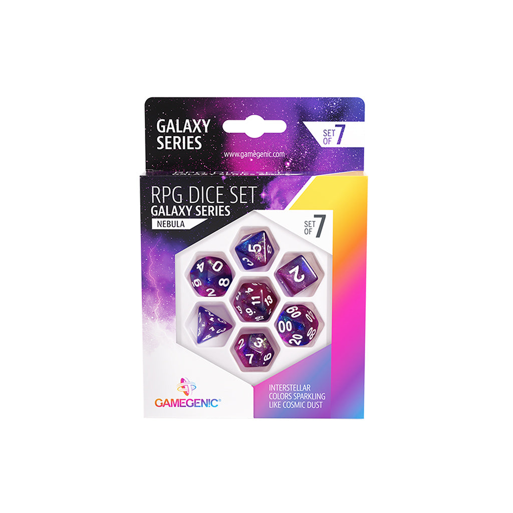 Gamegenic Galaxy Series Set of 7 RPG Dice