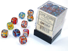 Chessex 12mm D6 Dice - Nebula Luminary - Primary Blue