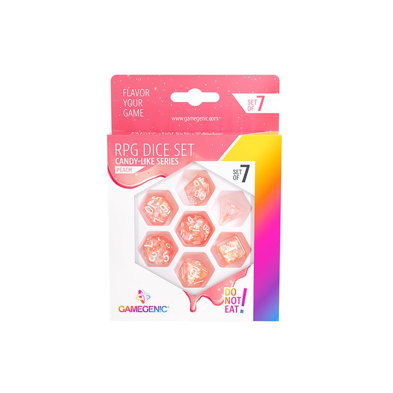Gamegenic RPG Dice - Candy-Like Series - Peach