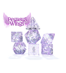 Gate Keeper Games Pegasus Wings Holographic 7-Set Dice