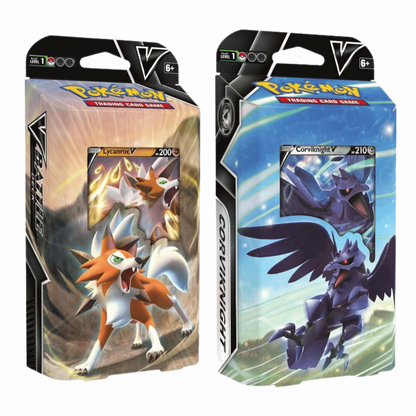 Pokemon Lycanroc / Corviknight V Battle Deck