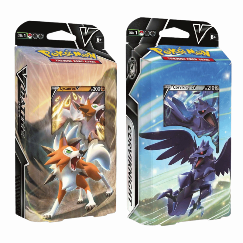 Pokemon Lycanroc / Corviknight V Battle Deck