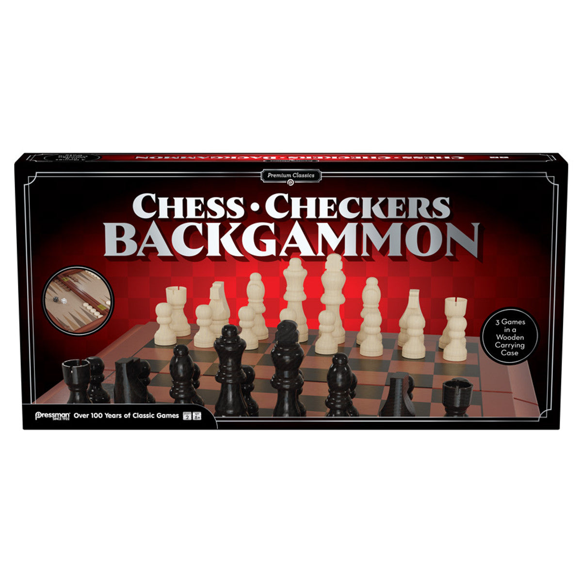 Pressman Premium Classics: Chess/Checkers/Backgammon
