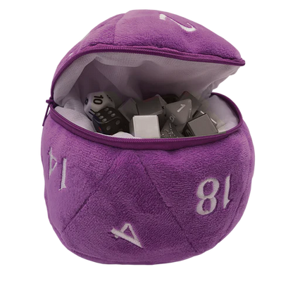 Ultra Pro D20 Plush Dice Bag - Black